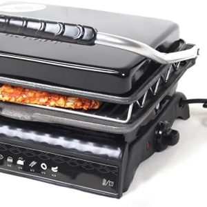 dökümix Ultra Plus Organik Demir Döküm Izgara& Tost Makinası Gri Izgara Aparatlı,Fırçalı,Yağdanlık